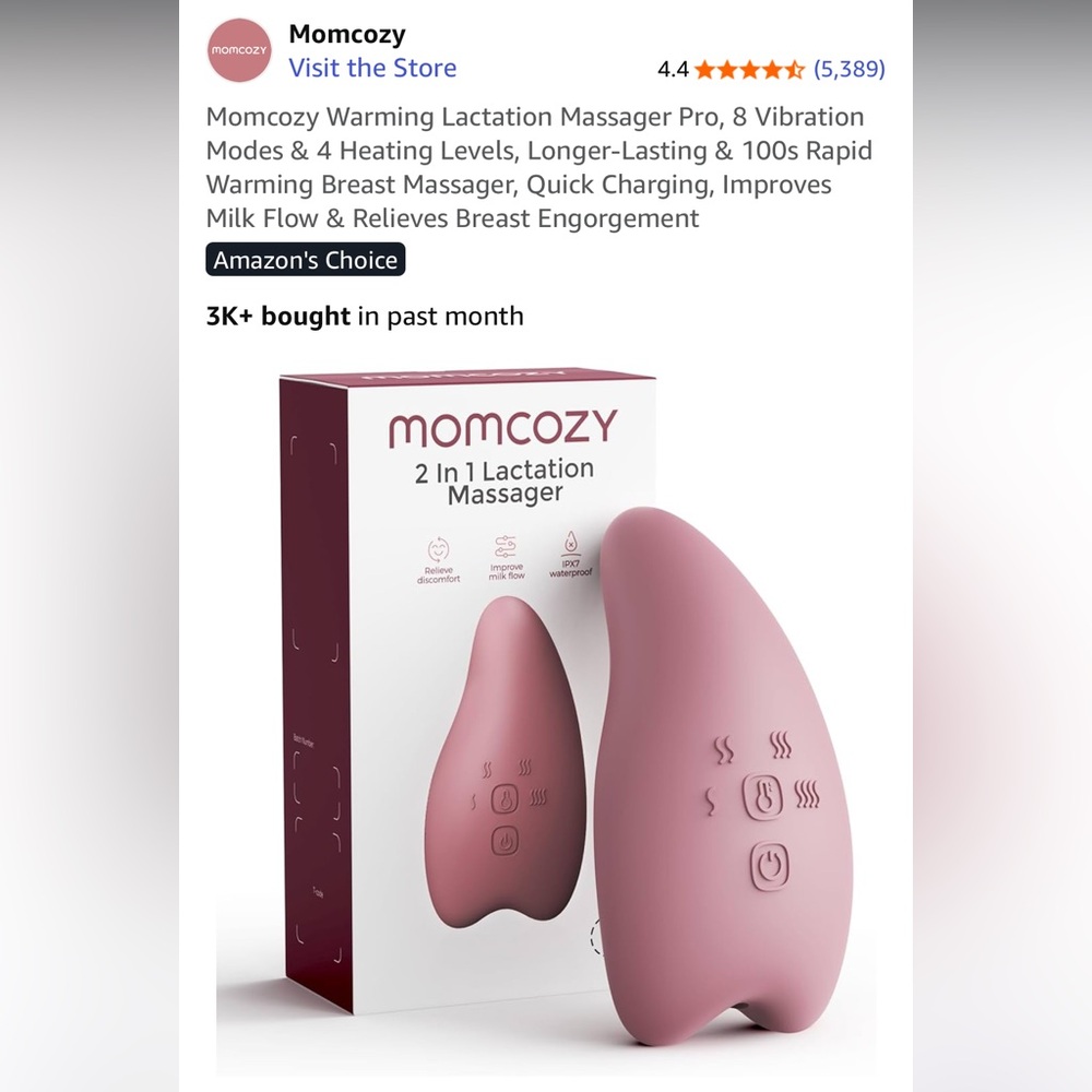 Momcozy Breast Massager with Heat
